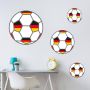 Wall-Art Wandfolie Voetbal + Duitsland vlaggen (1 stuk) - Thumbnail 2