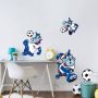 Wall-Art Wandfolie Voetbal HSV kleine mascotte set (1 stuk) - Thumbnail 2