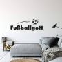 Wall-Art Wandfolie Voetbal sticker voetbalgod (1 stuk) - Thumbnail 2