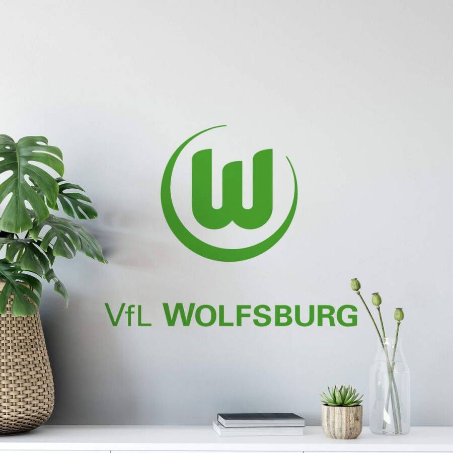 Wall-Art Wandfolie Voetbal VfL Wolfsburg logo