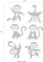 Wall-Art Wandfolie Vrolijk aapje zelfklevend verwijderbaar - Thumbnail 3