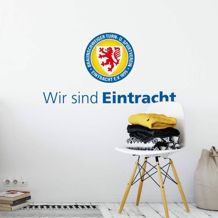 Wall-Art Wandfolie Wij zijn Eintracht Braunschweig (1 stuk)