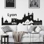 Wall-Art Wandfolie XXL stad skyline Lyon 120 cm (1 stuk) - Thumbnail 2