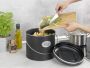 Wenko Bio-afvalbak Model Nero incl. 3 actieve koolfilters om te vervangen 6 liter metaal - Thumbnail 8