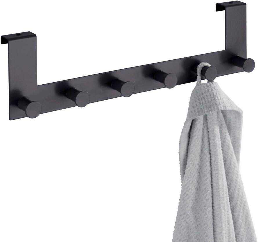 Wenko Kapstok Deurgarderobe Celano met 6 haken voor deurprofielen tot 2 cm