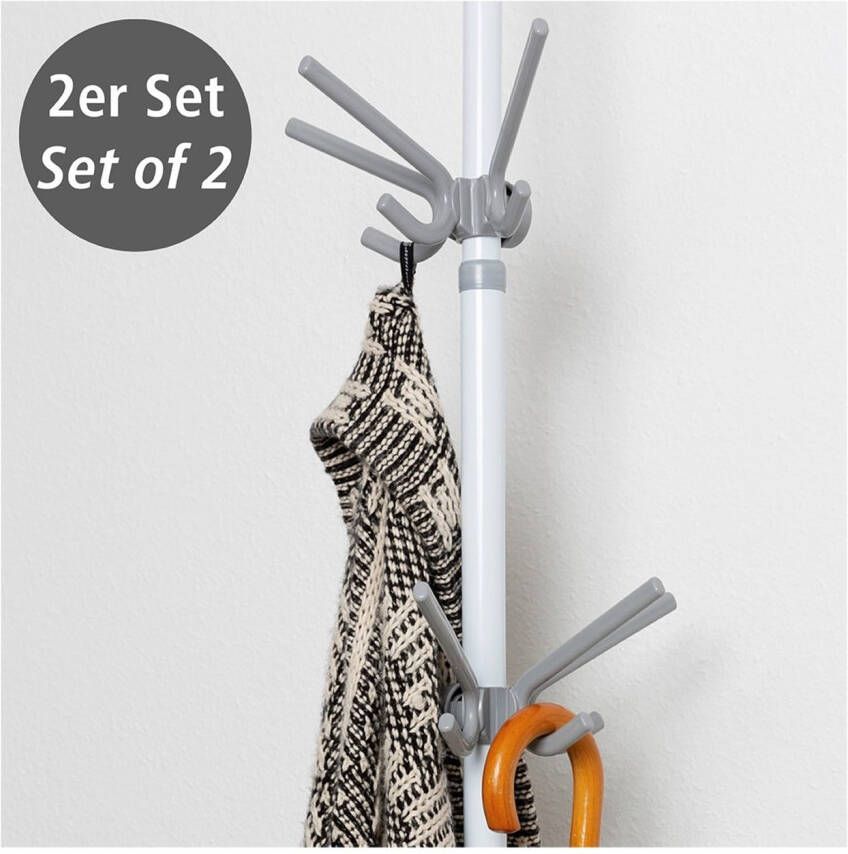 Wenko Kapstokhaken Model Herkules passend bij het hercules telescoopsysteem van (set 2 stuks)