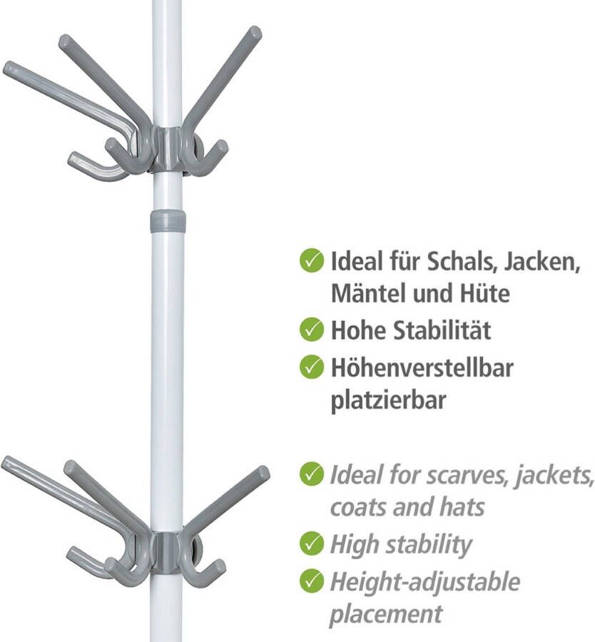 Wenko Kapstokhaken Model Herkules passend bij het hercules telescoopsysteem van (set 2 stuks)