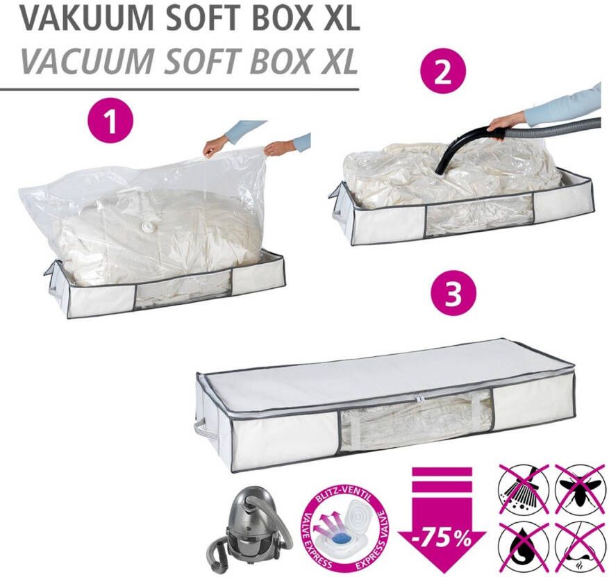 Wenko Onderbedlade Vacuum Soft Box XL