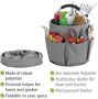 Wenko Organizer (universele schoonmaak caddy) polyester aluminium handvat Multifunctioneel mand met 6 buitenzakken ideaal voor huishouden tuin & kamperen - Thumbnail 4