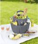 Wenko Organizer (universele schoonmaak caddy) polyester aluminium handvat Multifunctioneel mand met 6 buitenzakken ideaal voor huishouden tuin & kamperen - Thumbnail 8