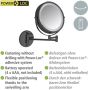 Wenko Wandspiegel Power-Loc LED model Lumi Cosmetic mirror met verlichting 5x vergroting zonder boren - Thumbnail 5