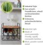 Wenko Wijnflessenhouder Model Loft Flessenrek voor 6 flessen met plank metaal en bamboe - Thumbnail 3