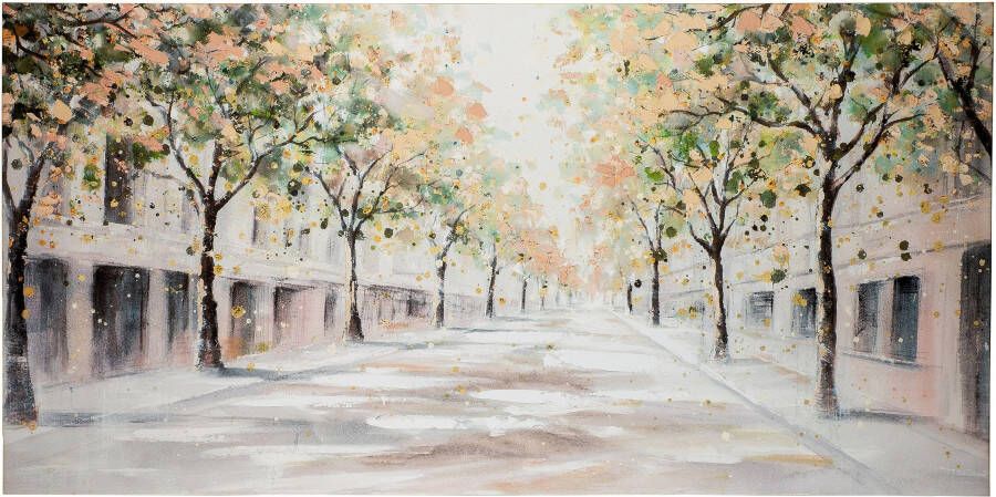 GILDE Artprint op linnen Afbeelding La Rambla