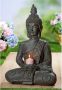 GILDE Boeddhabeeld Figur "Buddha" mit Teelichthalter (1 stuk) - Thumbnail 1