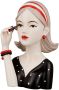 GILDE Decoratief figuur Dame met mascara (1 stuk) - Thumbnail 1