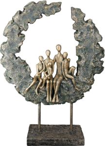 GILDE Decoratief figuur Sculptuur gezin (1 stuk)