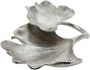 GILDE Decoratieve Schaal ginkgo blad zilver (1 stuk) - Thumbnail 1