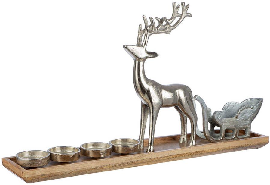 GILDE Kaarsenstandaard Adventslamp 4-vlamig H.37 cm (1 stuk)