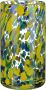 GILDE Tafelvaas Cilindervase Splash hoogte ca. 21 cm decoratieve vaas van glas bloemenvaas (1 stuk) - Thumbnail 1