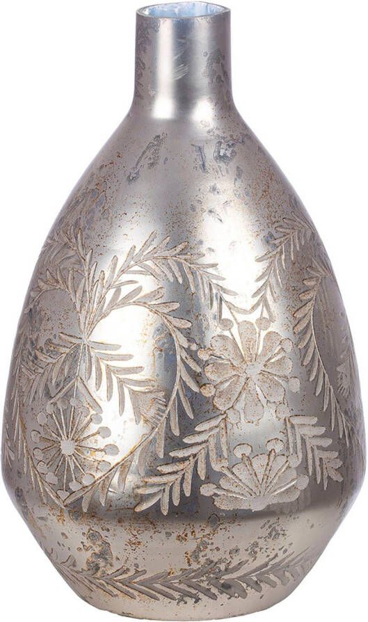 GILDE Vloervaas Vase Peso grau H.43 cm (1 stuk)