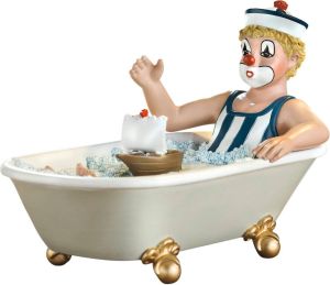 Gildeclowns Verzamelfiguur Clown decoratief figuur op grote trip met de hand beschilderd woonkamer (1 stuk)
