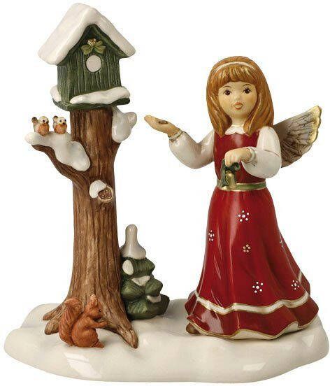 Goebel Engelfiguur Engel Hemels bezoek kerstdecoratie hoogte ca. 19 5 cm (1 stuk)