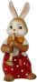 Goebel Paashaas Figuur Haas Schattige Fluitspeler Osterfiguur decoratieve figuur Pasen decoratie (1 stuk) - Thumbnail 1