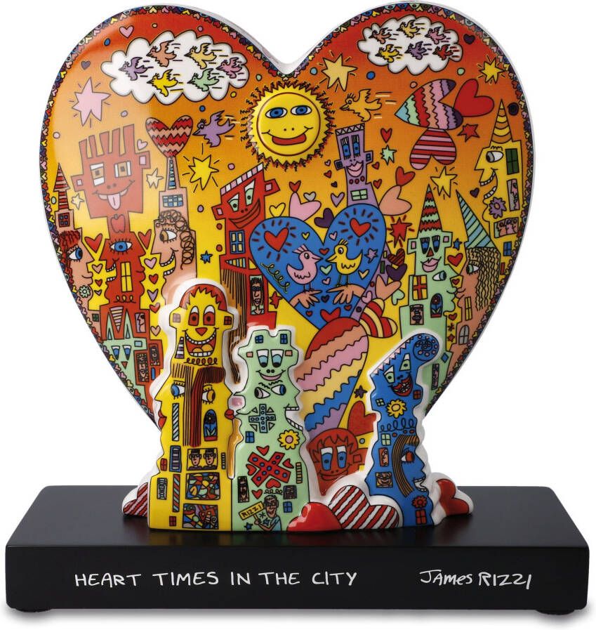 Goebel Verzamelfiguur Figuur James Rizzi "Heart times in the City" (1 stuk)