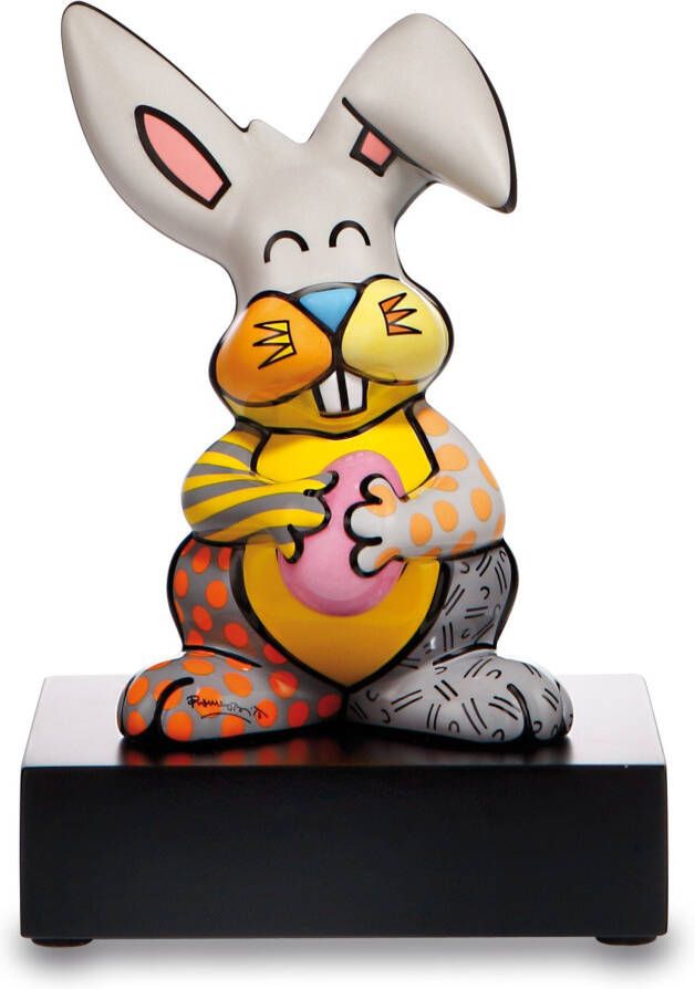 Goebel Verzamelfiguur Figuur Romero Britto "Grey Rabbit" (1 stuk)