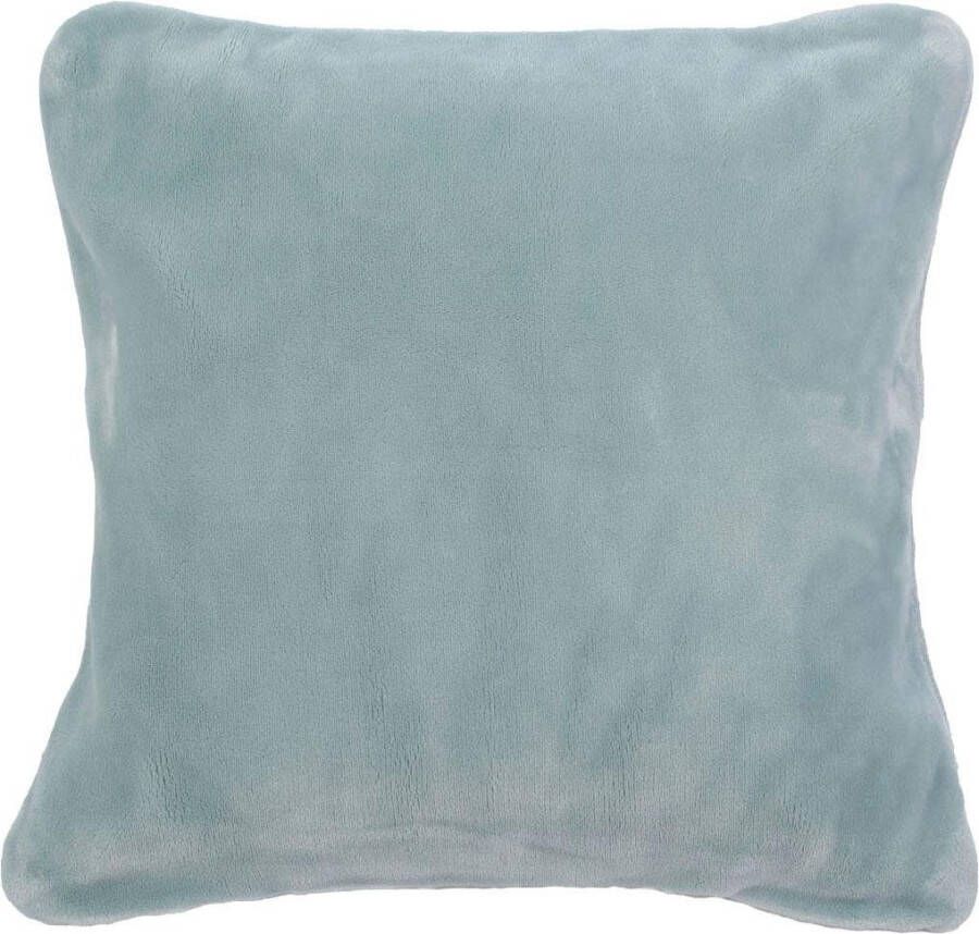Gözze Sierkussen Premium Cashmere-Feeling kussen passend bij de premium deken met kasjmiertouch kussenovertrek met vulling (1 stuk)