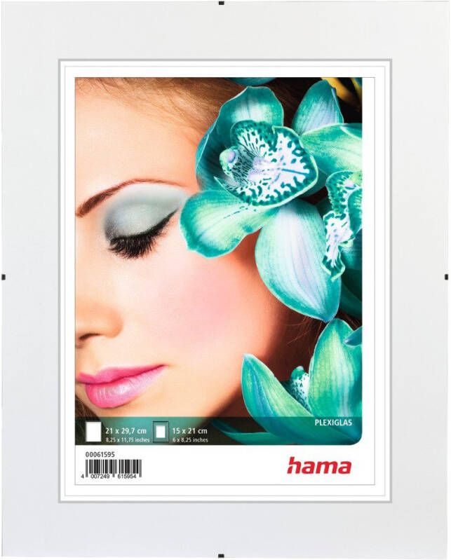 Hama Fotolijstje Kaderloze fotolijst "Clip-Fix" onbreekbaar van polystyreen