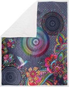 Hip Plaid Iniga met mandala en bloemen