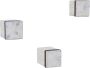 HOFMANN LIVING AND MORE Decoratief wandrek van dennenhout decoratief rek wanddecoratie (set 3-delig) - Thumbnail 1