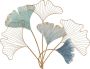 HOFMANN LIVING AND MORE Sierobject voor aan de wand Gingko Wanddecoratie van metaal - Thumbnail 1