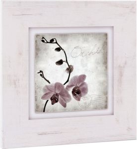 Home affaire Artprint op hout Orchidee 40 40 cm