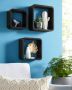 Home affaire Decoratief wandrek Decoratief rek wanddecoratie retro (set 3-delig) - Thumbnail 1