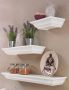 Home affaire Decoratief wandrek Wandconsole decoratief rek wanddecoratie Shabby look (set 3-delig) - Thumbnail 1
