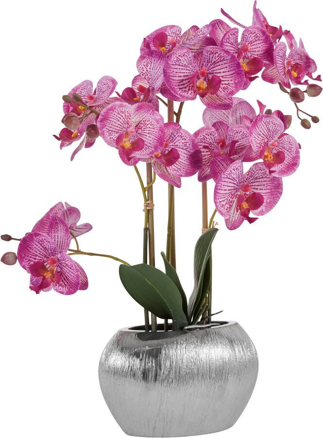 Home affaire Kunstplant Orchidee Kunstorchidee in een pot (1 stuk)