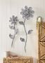 Home affaire Sierobject voor aan de wand Bloemen Wanddecoratie van metaal - Thumbnail 1
