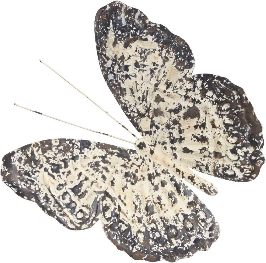 Home affaire Sierobject voor aan de wand Wanddecoratie vintage butterfly Wanddecoratie vlinder van metaal