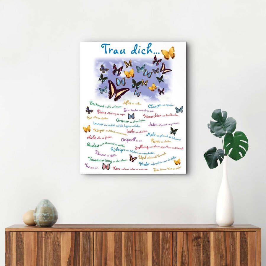 Home affaire Wanddecoratie Trau dich…