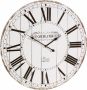 Home affaire Wandklok "Cafe de la tour" romeinse cijfers rond ø 60 cm vintage-look (1-delig) - Thumbnail 1