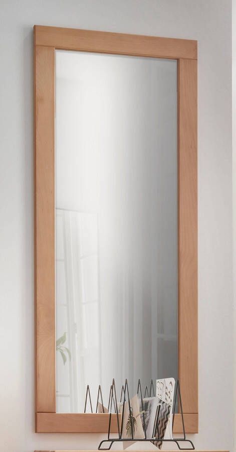 Home affaire Wandspiegel Dura gemaakt van fsc gecertificeerd massief hout breedte 50 cm