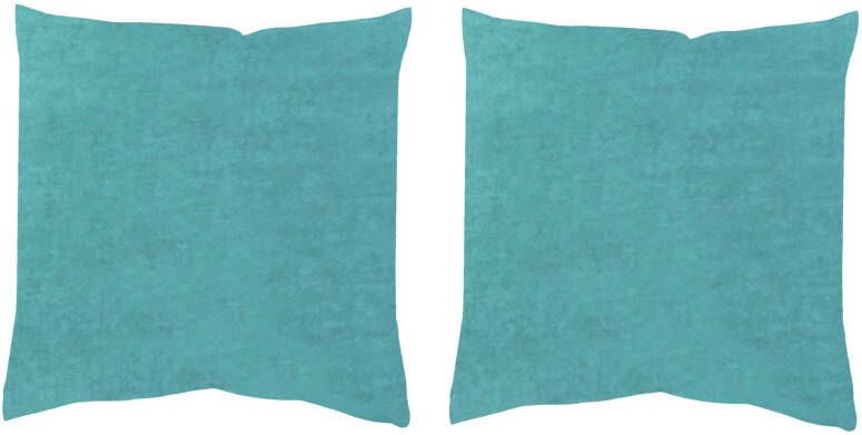 HOME WOHNIDEEN Kussenhoes ELMER 2-DELIG PAKKET MET VULLING (2 stuks)