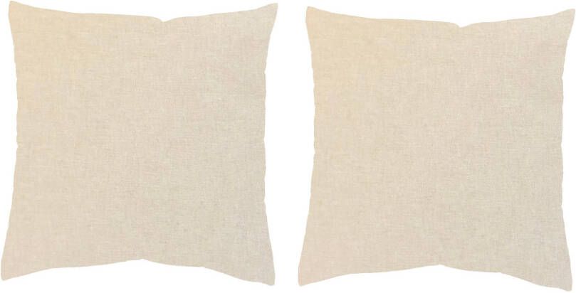 HOME WOHNIDEEN Kussenhoes LUCIO 2-DELIG PAKKET MET VULLING (2 stuks)