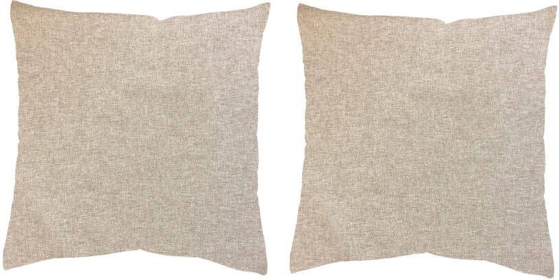 HOME WOHNIDEEN Kussenhoes LUCIO 2-DELIG PAKKET MET VULLING (2 stuks)