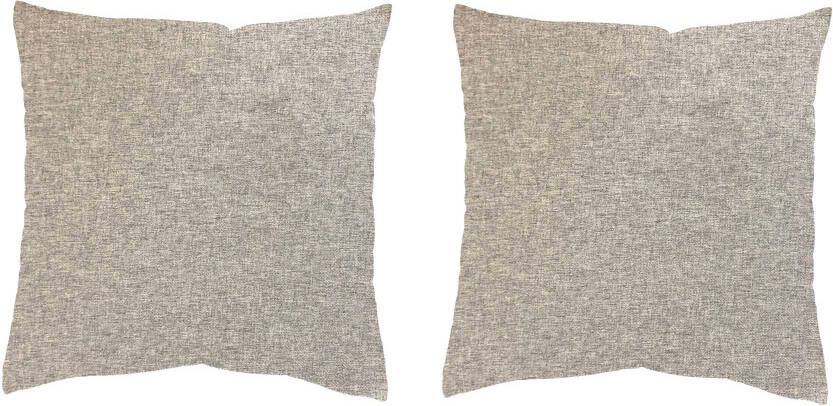 HOME WOHNIDEEN Kussenhoes LUCIO 2-DELIG PAKKET MET VULLING (2 stuks)