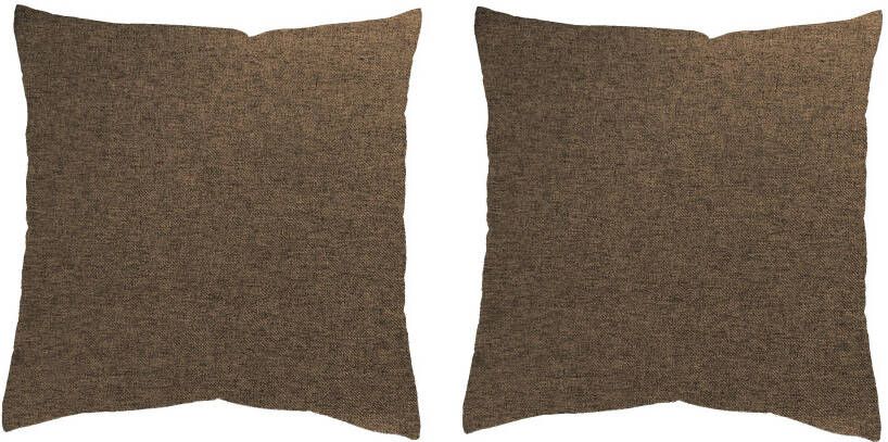 HOME WOHNIDEEN Kussenhoes LUCIO 2-DELIG PAKKET MET VULLING (2 stuks)