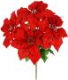 I.GE.A. Boeket kunstbloemen Boeket Poinsettia kerstster kerstdecoratie kunstbloem kerstbloem (1 stuk) - Thumbnail 1