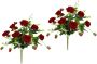 I.GE.A. Boeket kunstbloemen Wilde rozen (2 stuks) - Thumbnail 1